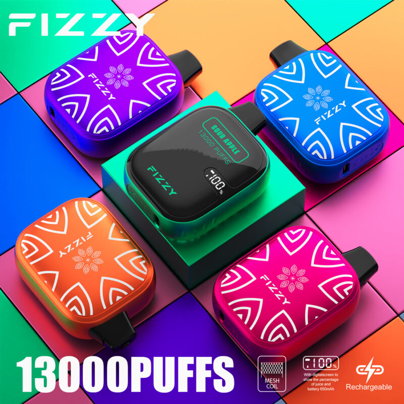 Fizzy Boom 13000 13K Puffs Kleines LCD Display Einweg Vape-PERFECTVAPE