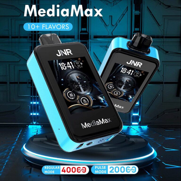 JNR Media Max 40000 40K Puffs 2% Nikotin Intelligenter Einweg Vape Mit Bildschirm-perfectvape