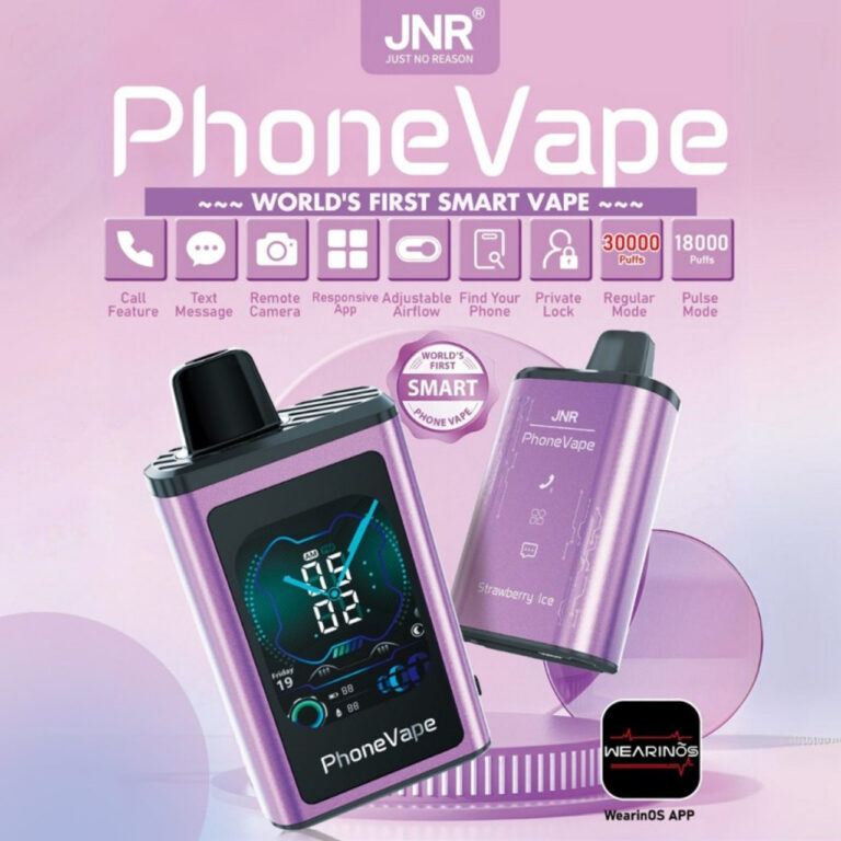 JNR Phone Vape 30000 30K Puffs 2% Nikotin Smart Einweg Vape-perfectvape