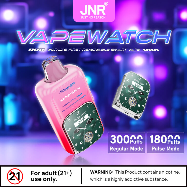 JNR Vape Watch 30000 30K Puffs Smart Display Einweg Vape-perfectvape