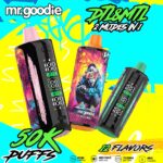 Mr.Goodie Shisha 50000 50K Puffs DTL & MTL LCD Display jetable Vape-perfectvape