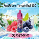 Uwin RandM Tornado 35000 35K Puffs DTL Nikotin 2% 3% 5% RGB Lichter Einweg Vape Pen-perfectvape