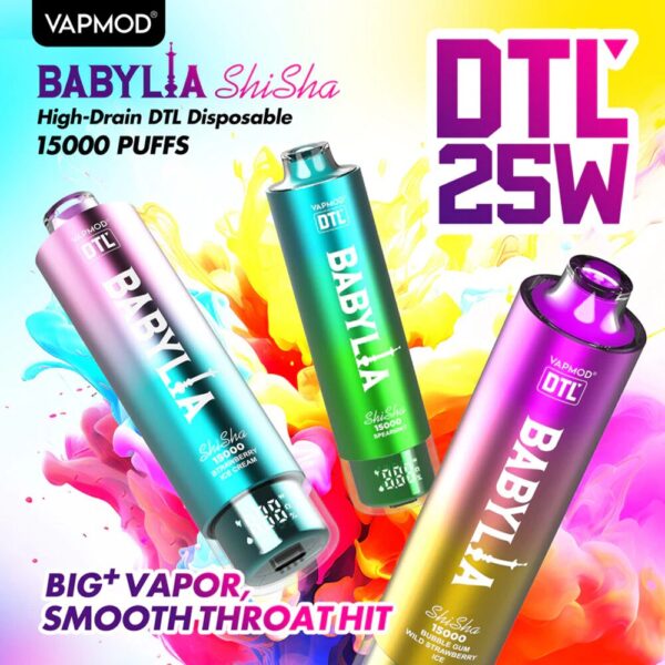 perfectvape-VAPMOD BABYLIA 15000 15K Puffs DTL Einweg Vape Pen