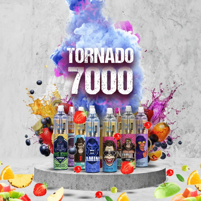 RandM Tornado 7000 7k Puffs 0% 2% 3% 5% Nikotin Einweg-Vape-perfectvape