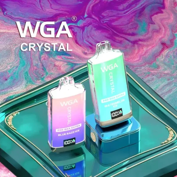 WGA Crystal Pro Max Extra 15000 15k Puffs LED-Display Bildschirm Einweg Vape