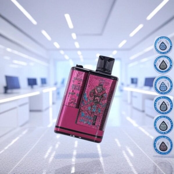 RandM Crystal 12000 Puffs Heißer Verkäufer LED Display Einweg Vape-perfectvape