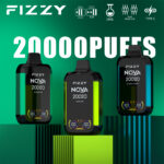 Fizzy Nova 20000 20K Puffs 2% 5% Nikotin Dual Mesh LCD Display Einweg Vape-perfectvape