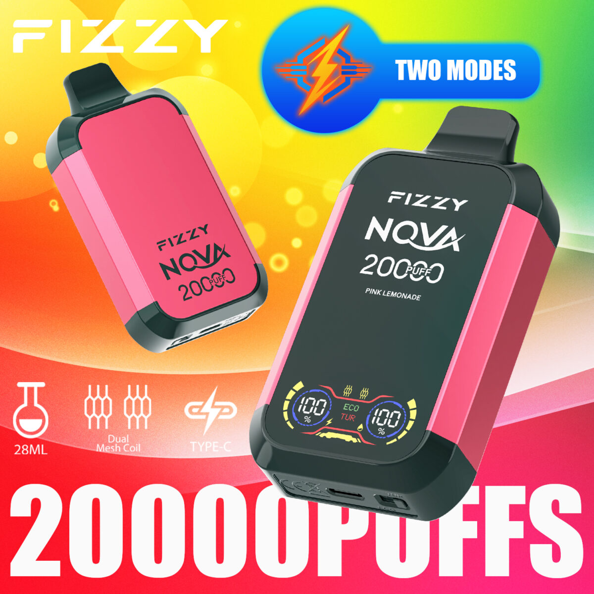 Perfectvape-Fizzy Nova 20000 Puffs Vape-pink-lemonade.jpg